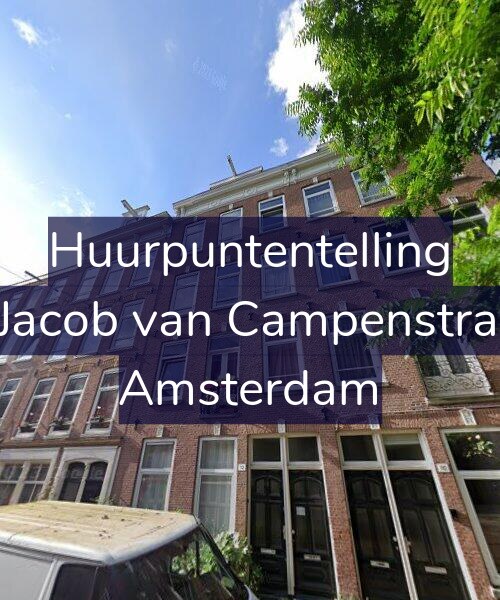 Foto gevel Huurpuntentelling voor Tweede Jacob van Campenstraat 112-1, Amsterdam