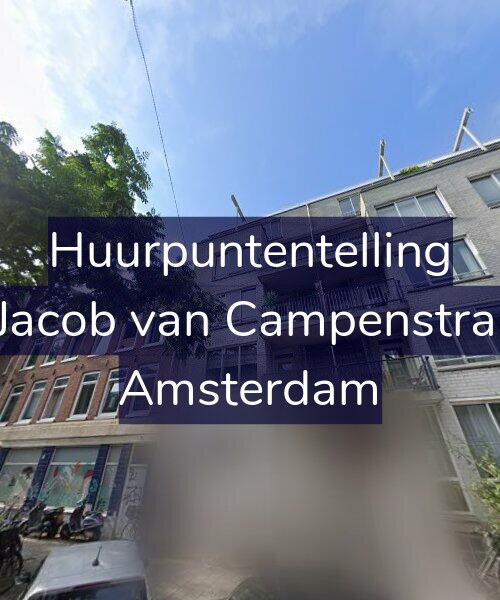 Foto gevel Huurpuntentelling voor Tweede Jacob van Campenstraat 151-B, Amsterdam