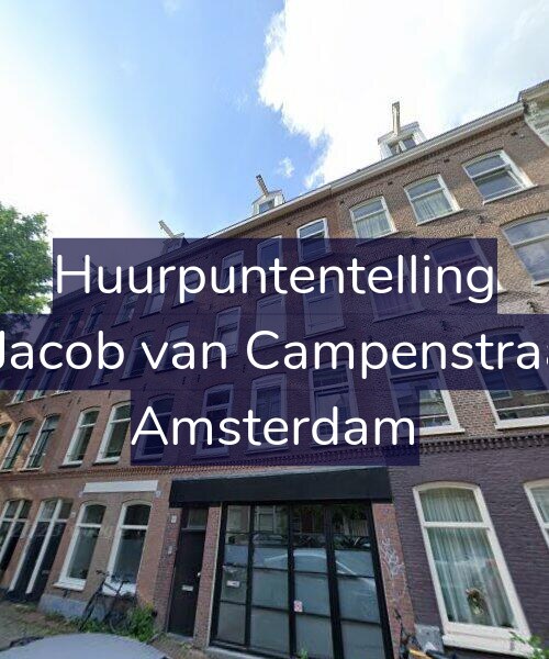 Foto gevel Huurpuntentelling voor Tweede Jacob van Campenstraat 100-H, Amsterdam