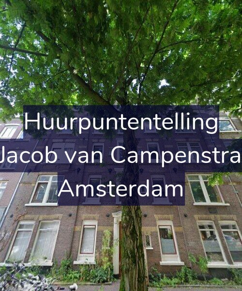 Foto gevel Huurpuntentelling voor Tweede Jacob van Campenstraat 95-3L, Amsterdam
