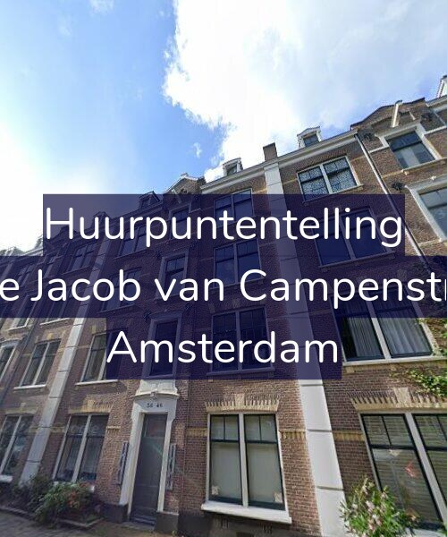 Foto gevel Huurpuntentelling voor Tweede Jacob van Campenstraat 38, Amsterdam