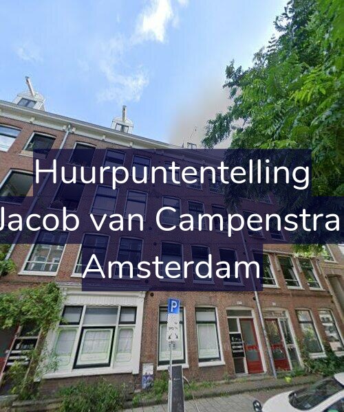 Foto gevel Huurpuntentelling voor Tweede Jacob van Campenstraat 109-B, Amsterdam