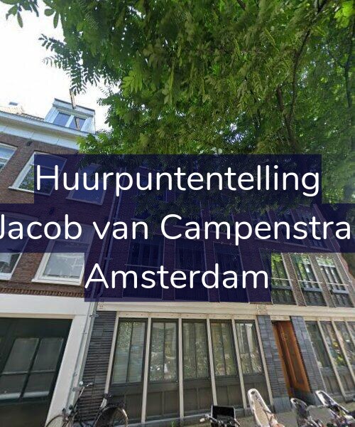 Foto gevel Huurpuntentelling voor Tweede Jacob van Campenstraat 132-B, Amsterdam