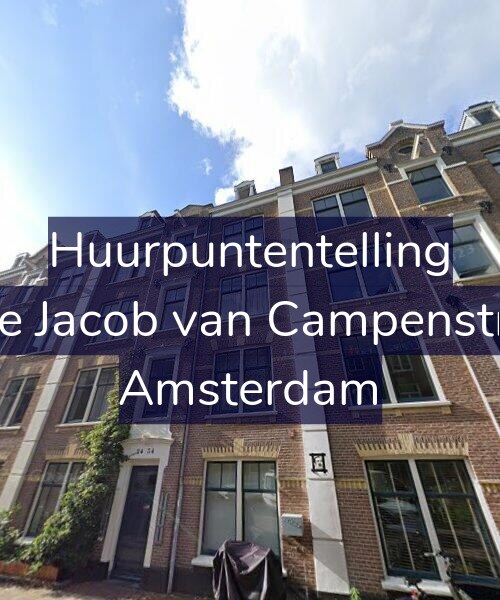 Foto gevel Huurpuntentelling voor Tweede Jacob van Campenstraat 30, Amsterdam