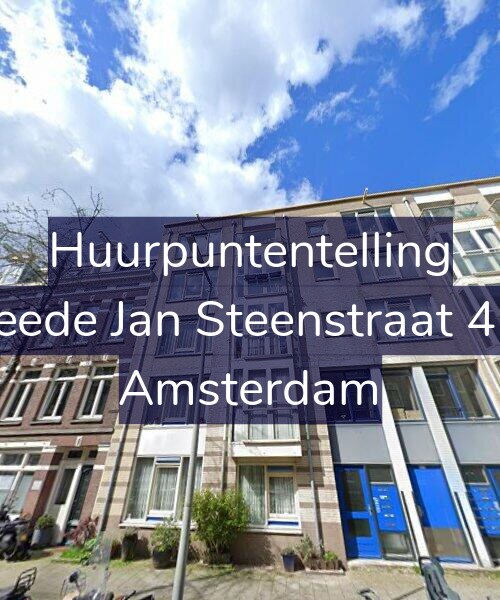 Foto gevel Huurpuntentelling voor Tweede Jan Steenstraat 41-C, Amsterdam