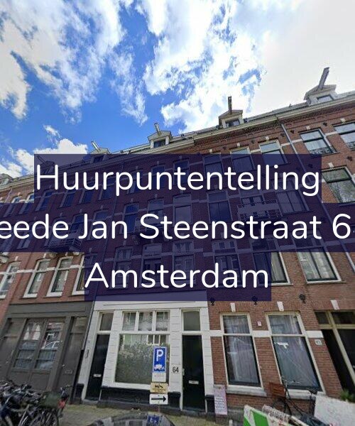 Foto gevel Huurpuntentelling voor Tweede Jan Steenstraat 64-C, Amsterdam
