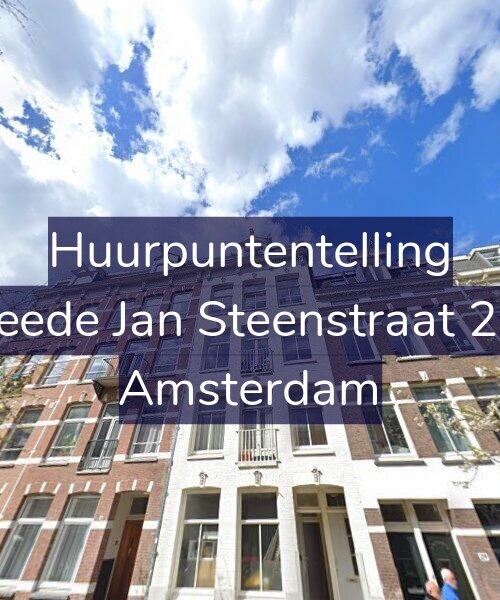 Foto gevel Huurpuntentelling voor Tweede Jan Steenstraat 27-2, Amsterdam
