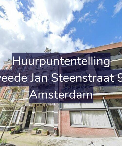 Foto gevel Huurpuntentelling voor Tweede Jan Steenstraat 9-A, Amsterdam
