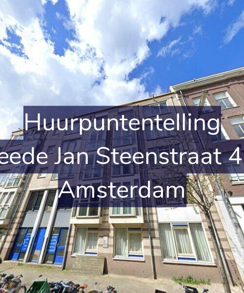 Foto gevel Huurpuntentelling voor Tweede Jan Steenstraat 41-K, Amsterdam