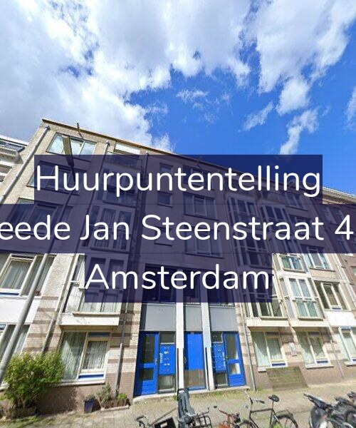 Foto gevel Huurpuntentelling voor Tweede Jan Steenstraat 41-E, Amsterdam