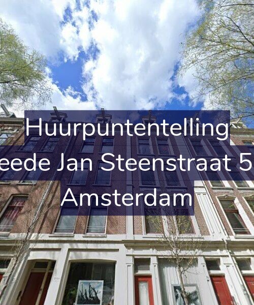 Foto gevel Huurpuntentelling voor Tweede Jan Steenstraat 59-3, Amsterdam