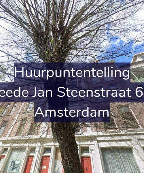 Foto gevel Huurpuntentelling voor Tweede Jan Steenstraat 61-3, Amsterdam