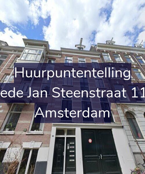 Foto gevel Huurpuntentelling voor Tweede Jan Steenstraat 111-D, Amsterdam