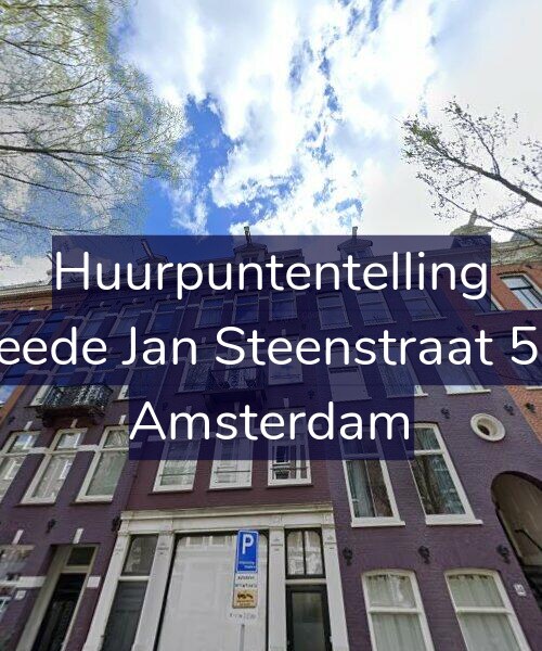 Foto gevel Huurpuntentelling voor Tweede Jan Steenstraat 56-3, Amsterdam