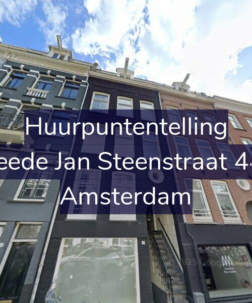 Foto gevel Huurpuntentelling voor Tweede Jan Steenstraat 44-O, Amsterdam