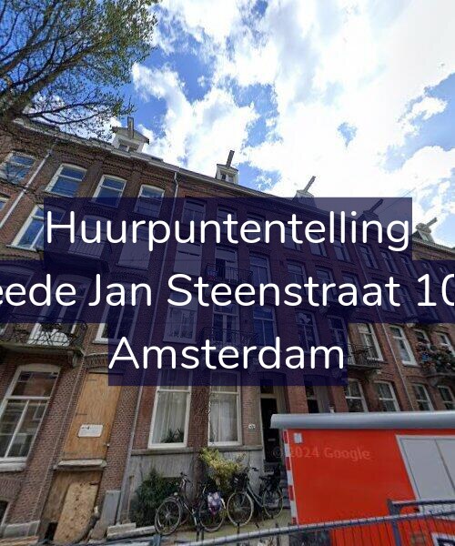 Foto gevel Huurpuntentelling voor Tweede Jan Steenstraat 102-1, Amsterdam