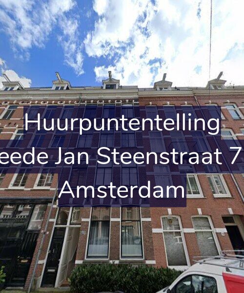 Foto gevel Huurpuntentelling voor Tweede Jan Steenstraat 72-1, Amsterdam