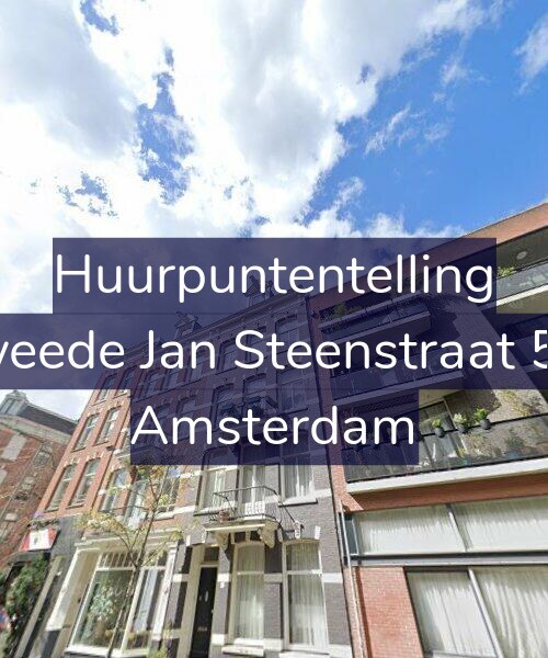 Foto gevel Huurpuntentelling voor Tweede Jan Steenstraat 5-2, Amsterdam
