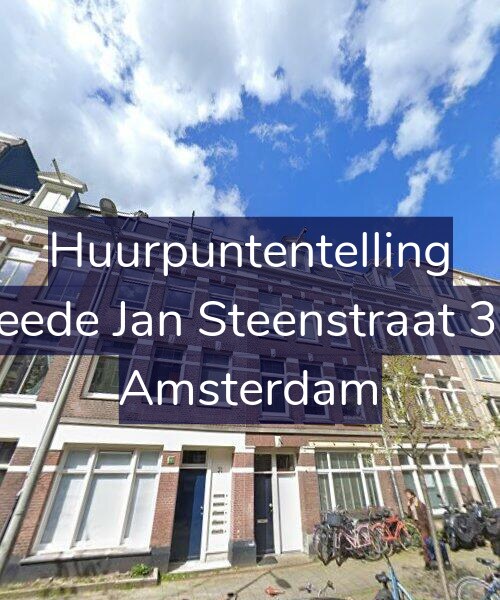 Foto gevel Huurpuntentelling voor Tweede Jan Steenstraat 33-1, Amsterdam