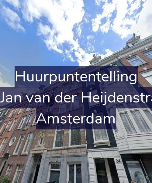 Foto gevel Huurpuntentelling voor Tweede Jan van der Heijdenstraat 36-2, Amsterdam