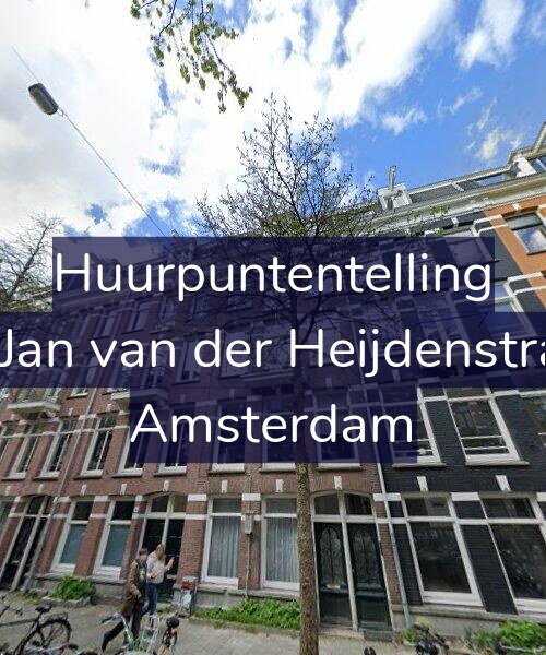 Foto gevel Huurpuntentelling voor Tweede Jan van der Heijdenstraat 21-A, Amsterdam