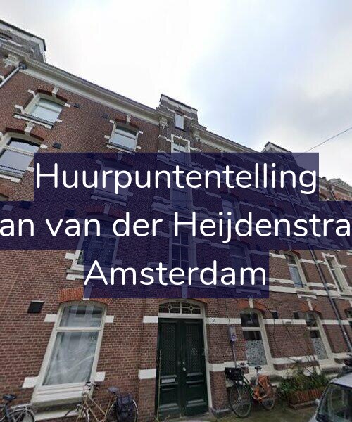 Foto gevel Huurpuntentelling voor Tweede Jan van der Heijdenstraat 54-HR, Amsterdam