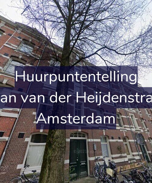 Foto gevel Huurpuntentelling voor Tweede Jan van der Heijdenstraat 58-1R, Amsterdam