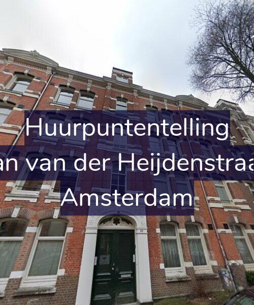 Foto gevel Huurpuntentelling voor Tweede Jan van der Heijdenstraat 60-HLA, Amsterdam