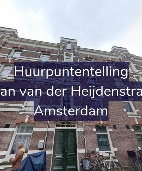 Foto gevel Huurpuntentelling voor Tweede Jan van der Heijdenstraat 46-1R, Amsterdam