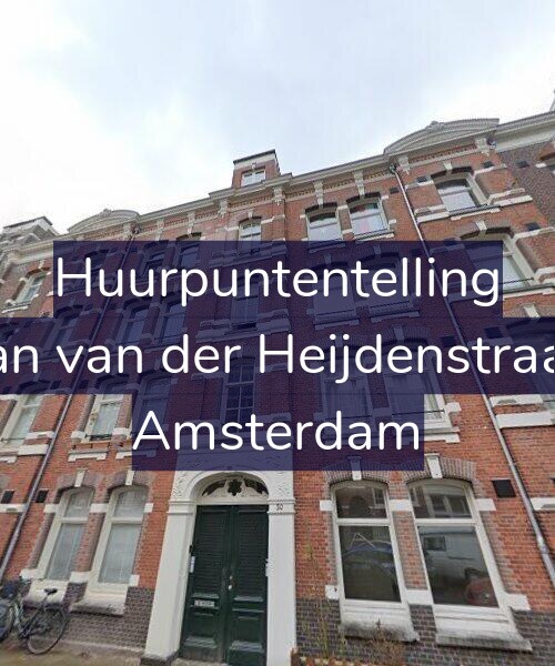 Foto gevel Huurpuntentelling voor Tweede Jan van der Heijdenstraat 50-HLA, Amsterdam