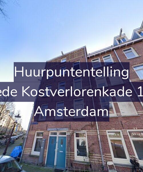 Foto gevel Huurpuntentelling voor Tweede Kostverlorenkade 142-3, Amsterdam