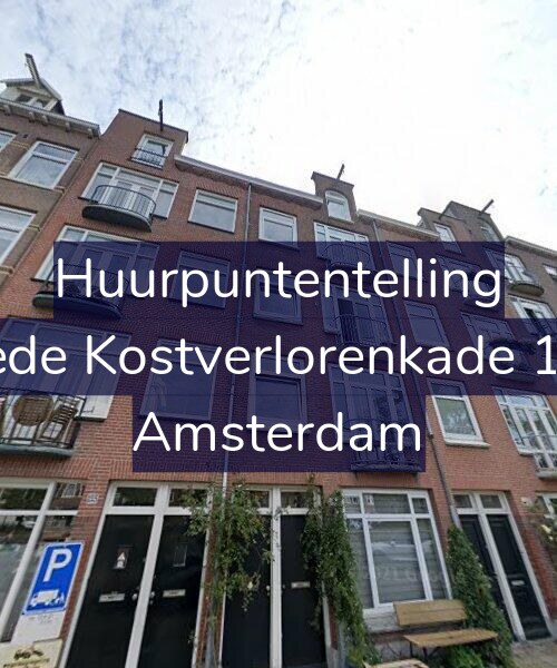 Foto gevel Huurpuntentelling voor Tweede Kostverlorenkade 156-1, Amsterdam