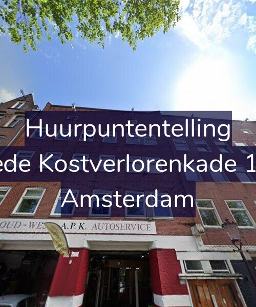Foto gevel Huurpuntentelling voor Tweede Kostverlorenkade 129-2, Amsterdam