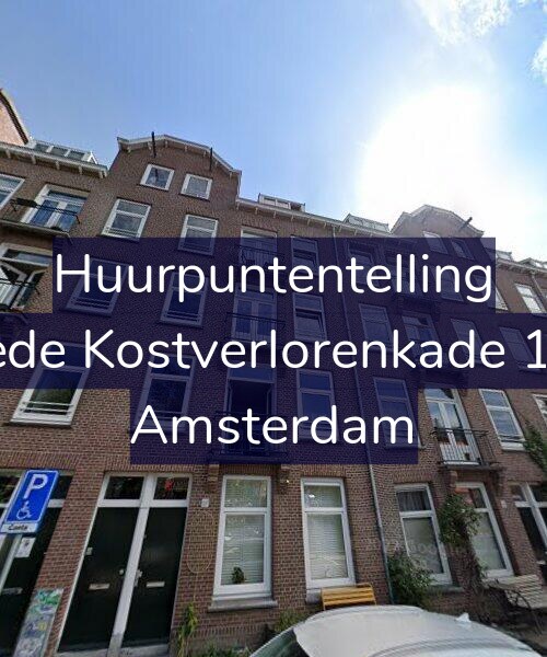 Foto gevel Huurpuntentelling voor Tweede Kostverlorenkade 137-3, Amsterdam