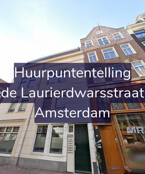 Foto gevel Huurpuntentelling voor Tweede Laurierdwarsstraat 44-E, Amsterdam