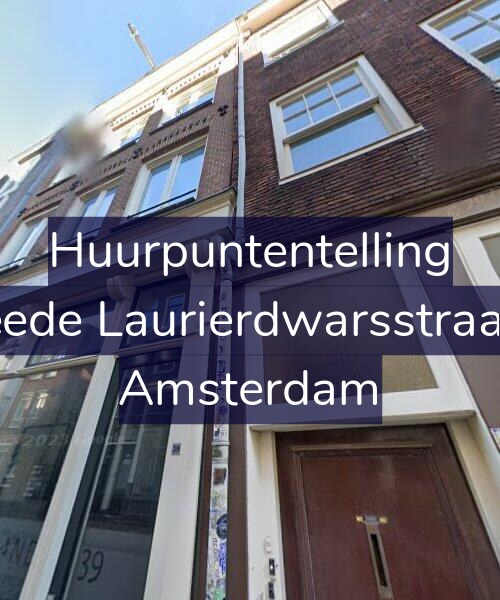 Foto gevel Huurpuntentelling voor Tweede Laurierdwarsstraat 35, Amsterdam