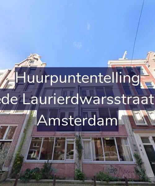 Foto gevel Huurpuntentelling voor Tweede Laurierdwarsstraat 34-E, Amsterdam