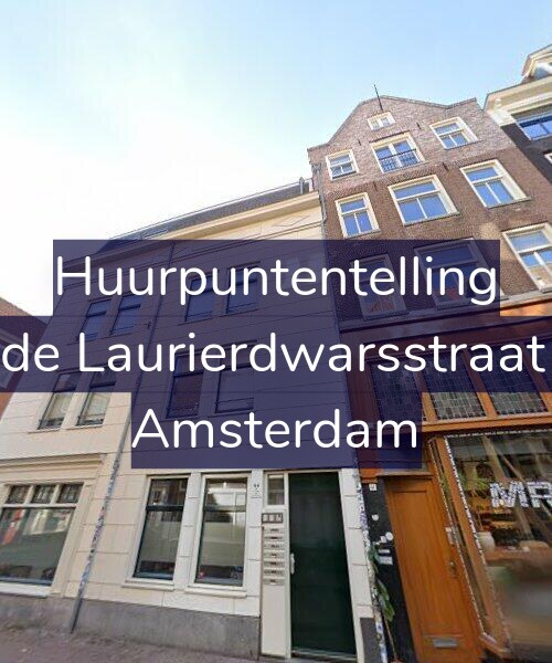 Foto gevel Huurpuntentelling voor Tweede Laurierdwarsstraat 44-G, Amsterdam