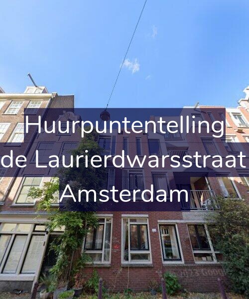 Foto gevel Huurpuntentelling voor Tweede Laurierdwarsstraat 28-A, Amsterdam