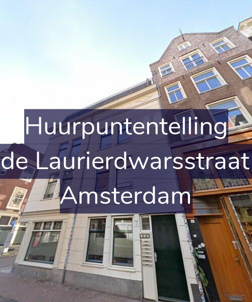 Foto gevel Huurpuntentelling voor Tweede Laurierdwarsstraat 44-C, Amsterdam