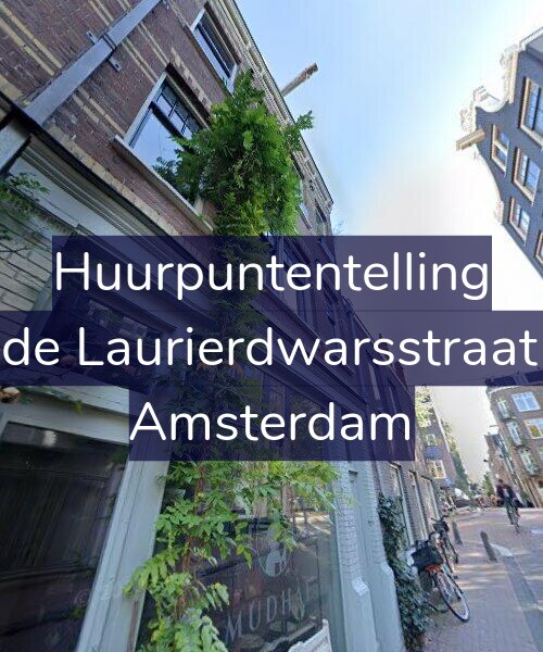 Foto gevel Huurpuntentelling voor Tweede Laurierdwarsstraat 57-B, Amsterdam