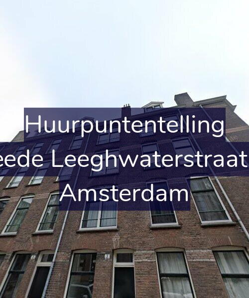 Foto gevel Huurpuntentelling voor Tweede Leeghwaterstraat 3-3, Amsterdam