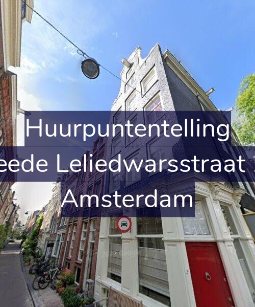 Foto gevel Huurpuntentelling voor Tweede Leliedwarsstraat 2-H, Amsterdam