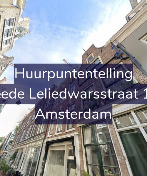 Foto gevel Huurpuntentelling voor Tweede Leliedwarsstraat 13-2, Amsterdam
