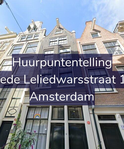 Foto gevel Huurpuntentelling voor Tweede Leliedwarsstraat 12-A, Amsterdam
