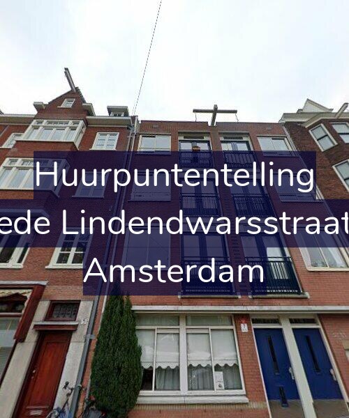 Foto gevel Huurpuntentelling voor Tweede Lindendwarsstraat 7-G, Amsterdam
