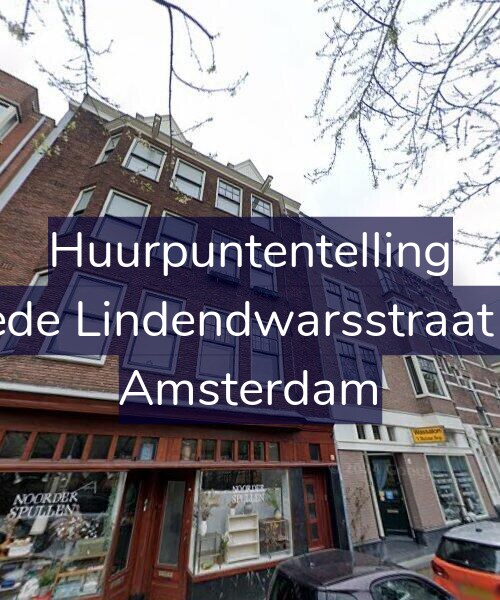 Foto gevel Huurpuntentelling voor Tweede Lindendwarsstraat 13-1, Amsterdam