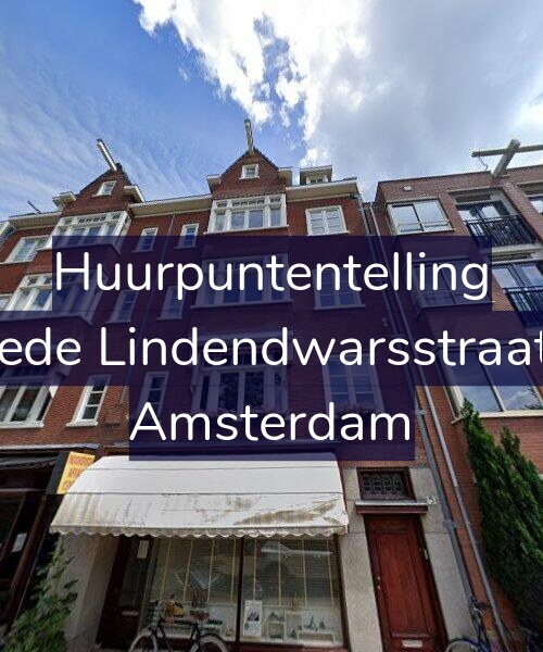 Foto gevel Huurpuntentelling voor Tweede Lindendwarsstraat 5-1, Amsterdam