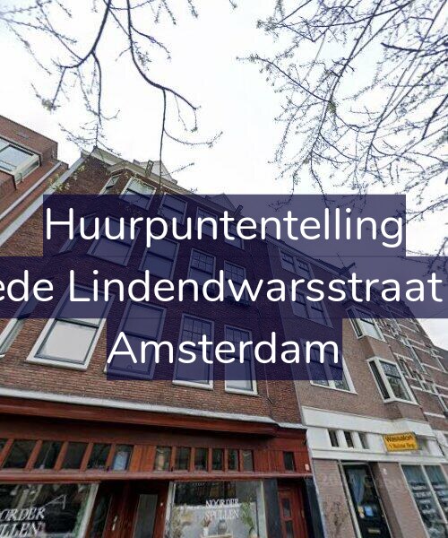 Foto gevel Huurpuntentelling voor Tweede Lindendwarsstraat 13-2, Amsterdam