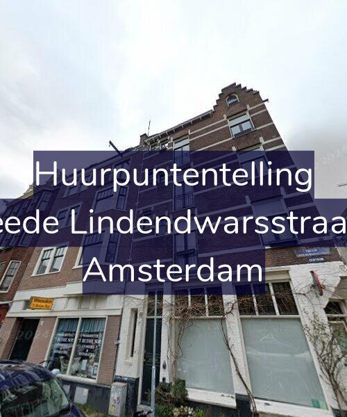 Foto gevel Huurpuntentelling voor Tweede Lindendwarsstraat 21, Amsterdam